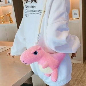 Dinosaur Pink Crossbody Bag